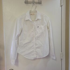 Hollister Classic White Button-Up Shirt  - Available until 4/19